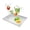 40*50cm, variant on Large Stainless Steel Cutting Board with Counter Lip, Food Prep Chopping Board for Baking & Meat