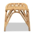 thumbnail image 3 of bali & pari Bernardo Rattan BOHO Ottoman, Natural Brown, 3 of 8