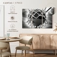 thumbnail image 4 of Elephant Stock Bw Basketball Wall Art - Horizontal Multi Panel Canvas - Living Room Wall Decor - Sports Multi Panel - Black And Gray Decor - 23" x 14", 4 of 4