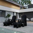 thumbnail image 2 of Wildridge Heritage Gliding Footrest, Black - Outdoor Weather Resistant HDPE Ottoman for Adirondack Chair, 2 of 4