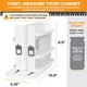 thumbnail image 2 of Gabinete Caddy SNAP! Organizador deslizante de especias para gabinete - Organizador de condimentos para tirar y girar - 3 estantes ajustables a presión para 5 niveles de almacenamiento - Diseño modula, 2 of 9