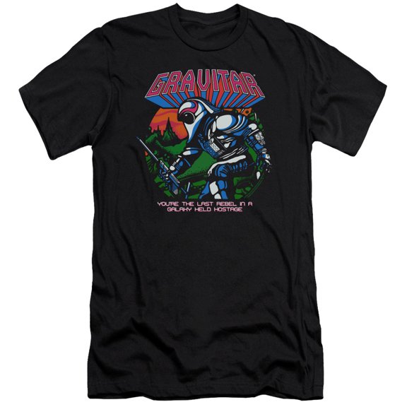Atari Last Rebel S/S Adult 30/1 T-Shirt Black