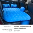 thumbnail image 6 of 1pc Portable Inflatable Car Air Mattress, Light Beige PVC, Built-in Pump Self-Inflating, for Rear Seat Sleeping Camping Travel Cushion Bed, 6 of 9
