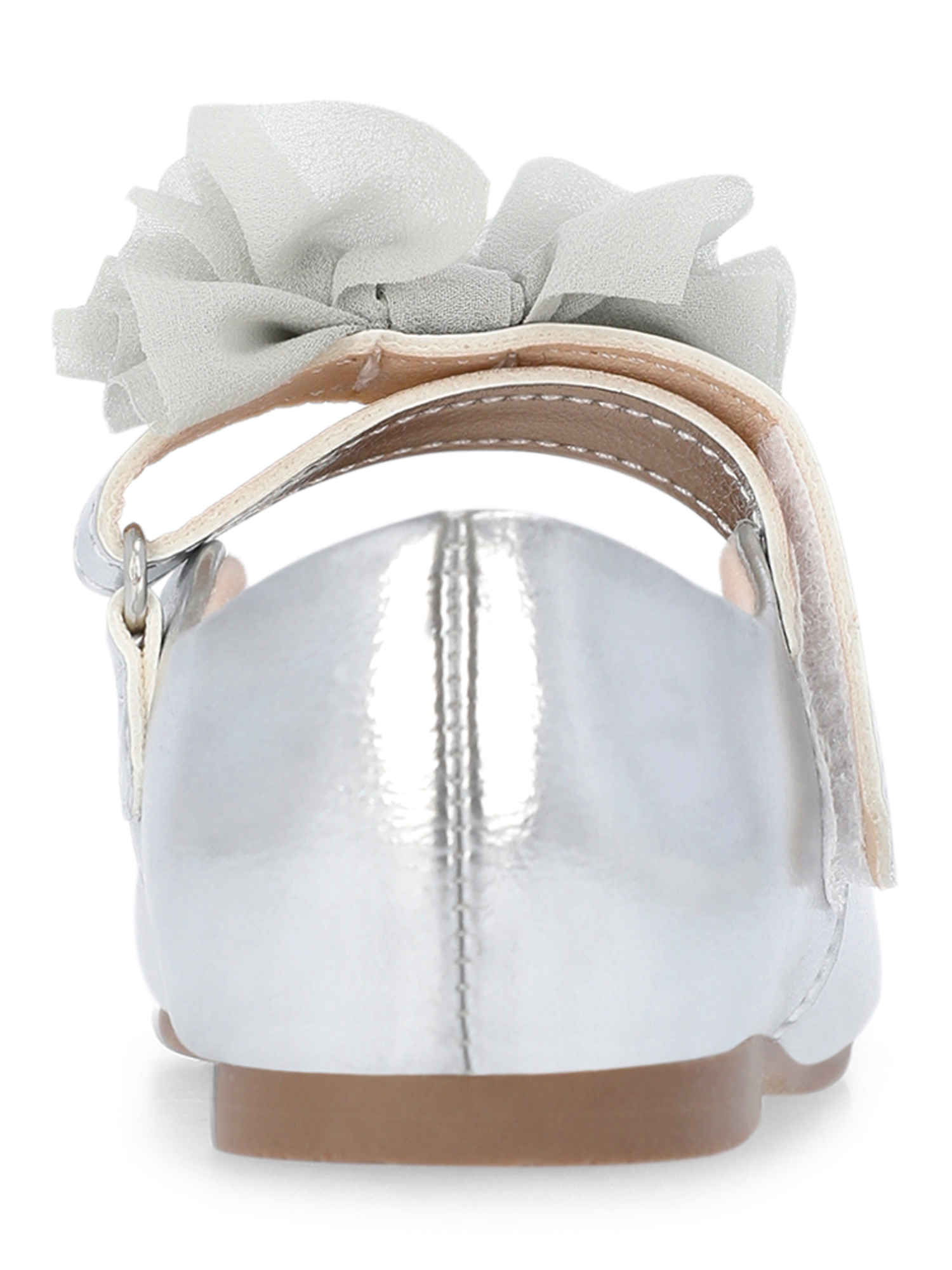 Wonder Nation Baby and Toddler Girls Tulle Bow Ballet Flats