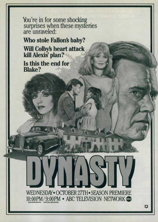 Dynasty  Tv Show Style D Poster 13x19 