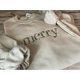 thumbnail image 4 of Christmas Flower Letters Embroidered Sweatshirt, 4 of 5
