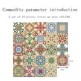 thumbnail image 3 of CUH Moroccan Peel and Stick Kitchen Backsplash Tiles Wall Stickers, 3 of 10
