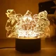 thumbnail image 4 of Luz de noche de dibujos animados Roronoa Zoro Luffy Nami Anime figura de una pieza 3D LED Mesa Lampe juguetes Usopp Sanji Chopper Hancock regalo de Navidad, 4 of 5
