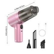 Cordless Handheld Vacuum, Air Duster, Computer Vacuum Cleaner - for Keyboard Cleaning, Car Home Pet Hair Cleaning