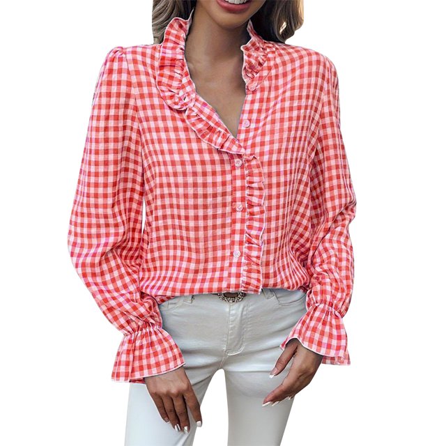 Long Cardigan pour Femmes - Chemise Décontractée à Col en V pour Usage Quotidien