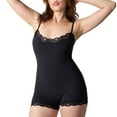 thumbnail image 2 of Body moldeador de encaje para mujer, con refuerzo sin costuras y control ligero en toda la prenda. Top de poliéster para mujer., 2 of 3