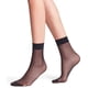 thumbnail image 3 of Negro 10 Pares Calcetines Finos Transparentes de Mujer con Bordes Suaves No Compresivos en la Pantorrilla Unicolor Sin Estampado Ideales para el Verano Negro Carne Más Colores, 3 of 5