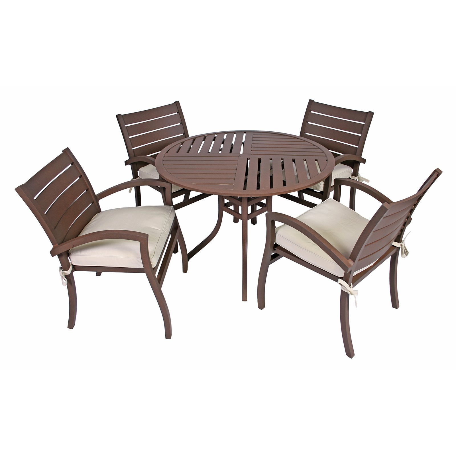 Miyu Furniture Fremont 5 Piece Patio Dining Set Com