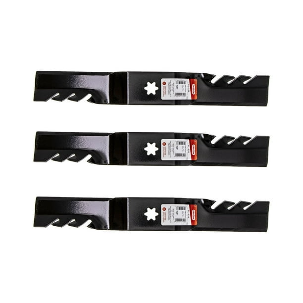 Oregon 91938 3pk 177 8" G3 Gator Toothed Mulching Blades MTD Cub