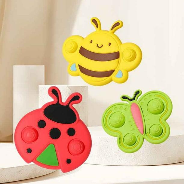 Juguetes para piscina, juguetes para bebés, juguetes para niños pequeños, juguete giratorio con ventosa de silicona, mesa y silla giratorias para bebés, rompecabezas para bebés, juguete musical girato
