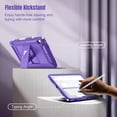 thumbnail image 6 of TiMOVO Case for iPad (A16) 11th Generation 11 Inch 2025, iPad 10th Generation Case 2022 with Screen Protector, Heavy Duty Shockproof Rugged Protective Cover,Deep Purple, 6 of 7