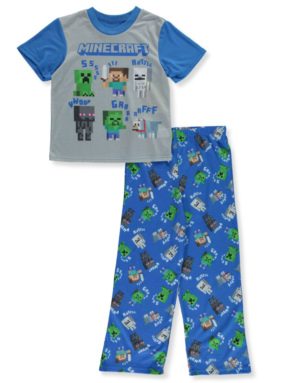 Minecraft Minecraft Rattle 2Piece Pajamas (Big Boys)