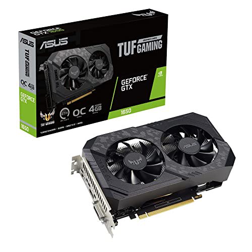 ASUS NVIDIA GeForce GTX 1650 OC Edition 4GB Video Card TUF-GTX1650