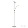 thumbnail image 1 of Dainolite 801LEDF-SN Satin Chrome Floor Lamp, 1 of 4