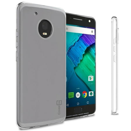 CoverON Motorola Moto X (2017 Version) / G5 Plus Case, FlexGuard Series Soft Flexible Slim Fit TPU Phone (Moto X Best Phone Ever)