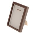 thumbnail image 1 of Marco de caja de sombra para exhibición de medallas, elegante caja de madera, marco de fotos, vitrina para medallas Color nogal 7 pulgadas, 1 of 9