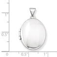 thumbnail image 2 of Beautiful 14k White Gold Polished Oval Locket, 2 of 2