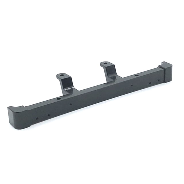 Vogacara Parachoques delantero Instalación práctica Accesorios de juguete Estructura firme Protector modificado Ajuste mejorado RC Buffer Silver Kits de construcción modelo Negro Vogacara FN010704-02