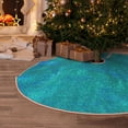 thumbnail image 5 of Bingfone Christmas Tree Skirt Mat Christmas Decoration Interior 36" -Blue Green Glitter, 5 of 6