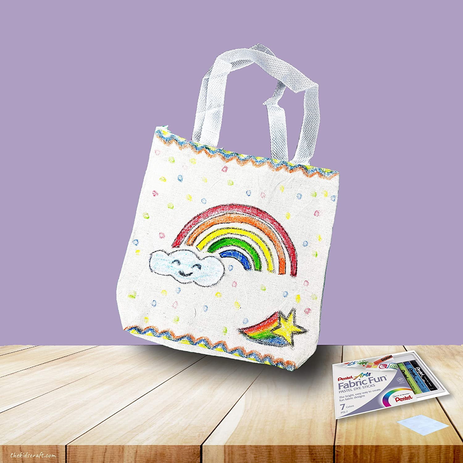 The Kids Craft, Cherish The Rainbow DIY Crafts Box for Kids (5 Crafts), Ages: 3 to 9 Years old