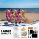 thumbnail image 5 of Fotbe Colorful Bananas Bolsa de Viaje para Playa - Resistente al Agua, Bolsa Tote de Gran Capacidad y Ligera con 7 Bolsillos para Mujeres y Hombres, 5 of 7