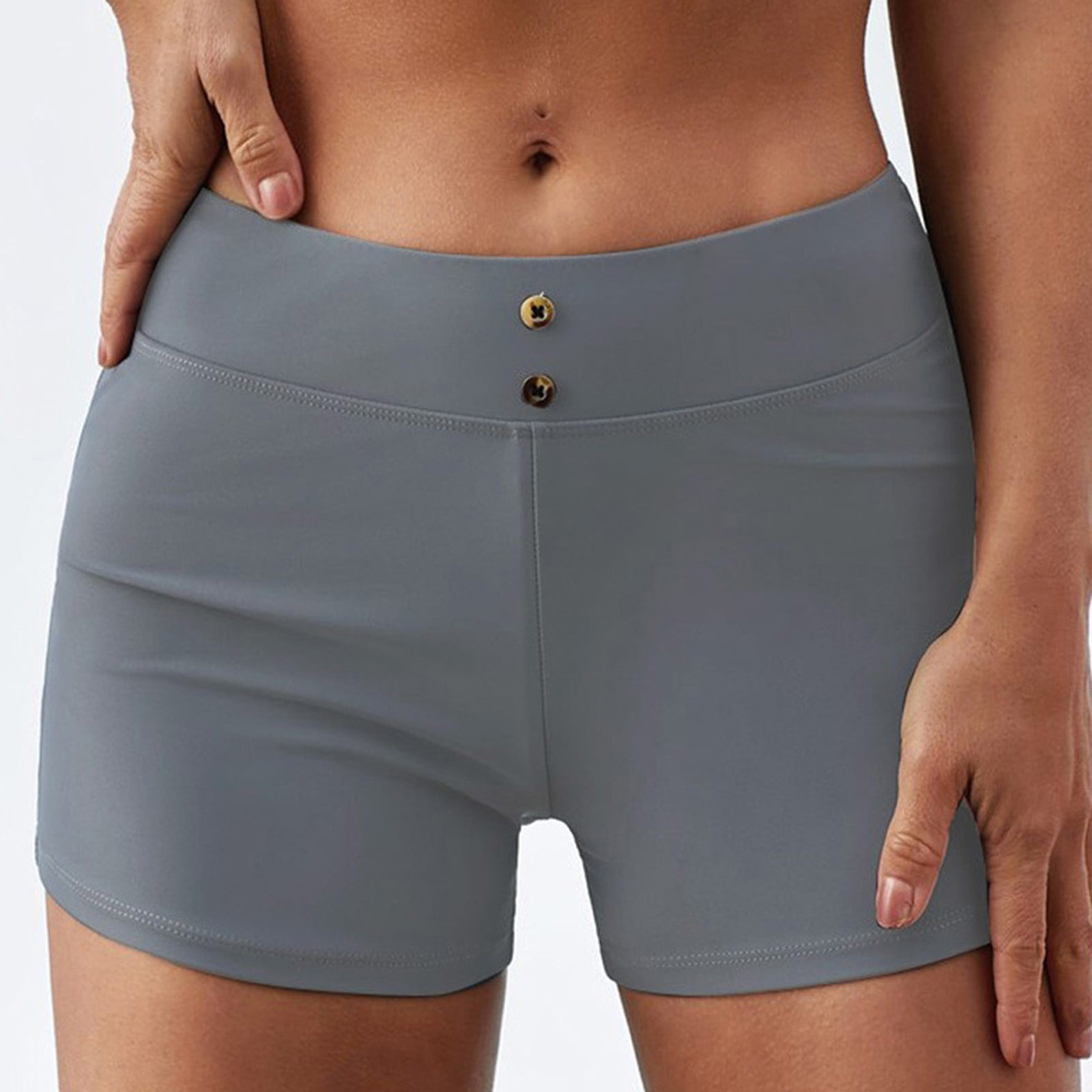 ZKCCNUK Plus Size Yoga Shorts Women's Fashion Workout Leggings Fitness