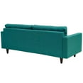 thumbnail image 4 of Modway Empress Upholstered Fabric Sofa in Teal, 4 of 4