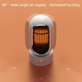 thumbnail image 6 of Wovilon Portable Space Heater, Electric Space Heater, 2 Modes, Safe And Quiet, Office Desk, Bedroom, Indoor Use, 90 Degree Automatic Head Shaking, 6 of 9