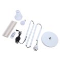 thumbnail image 2 of Minimalist Fabric Round Shade Floor Lamp with Remote Control Premium Iron Modern Style for Living Room Bedroom Office, 2 of 7