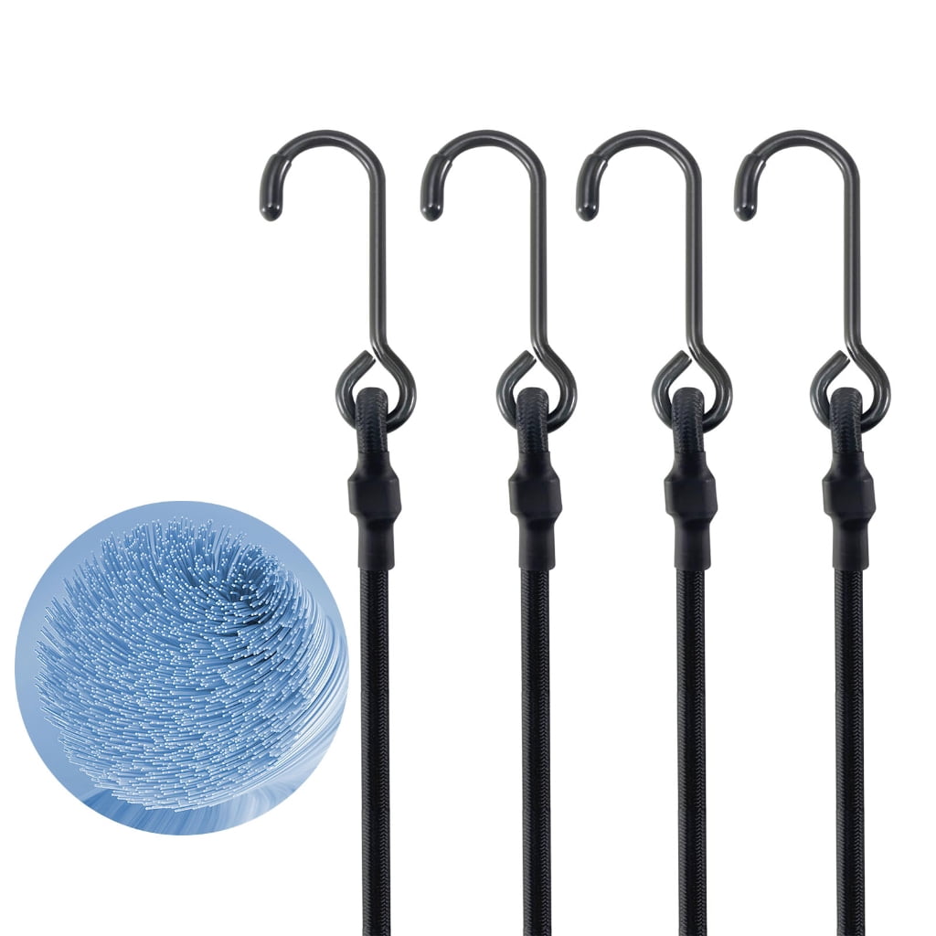 Elastic Bungee Cords with Hooks Versatile & Adjustable Bungee Straps Multipurpose Cords for Travel Camping & Daily Use