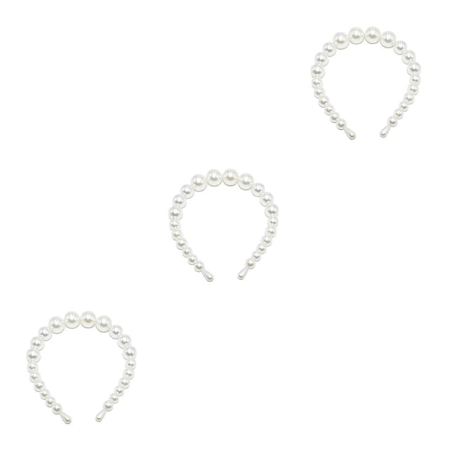 Diadema blanca Elástica Minnieouse Accesorios para peinados Regalos para el Día de San Valentín