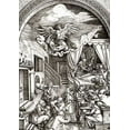 thumbnail image 2 of Durer, Albrecht 18x24 Black Ornate Wood Framed with Double Matting Museum Art Print Titled - Life Of The Virgin 4, 2 of 4
