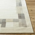 thumbnail image 4 of Hauteloom Xylon Wool Living Room, Bedroom Area Rug - Contemporary - Light Silver, Warm Gray, Sage - 2' x 3', 4 of 8