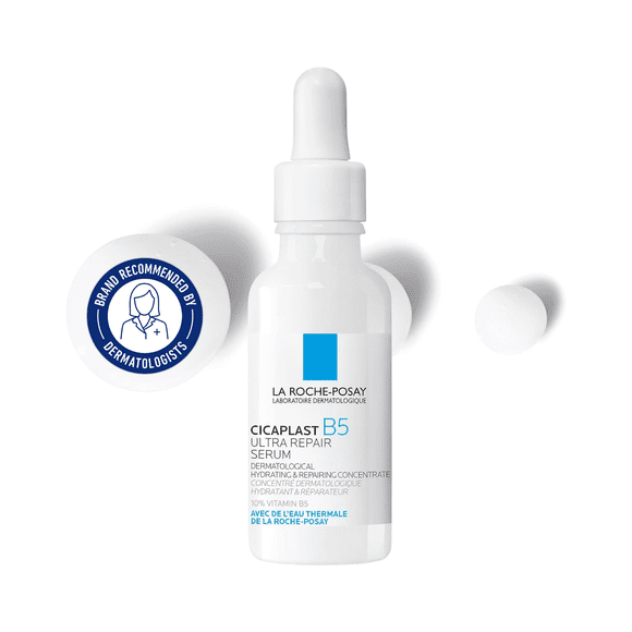 La Roche-Posay Cicaplast B5 Serum, Hydrating Face Serum with Vitamin B5 for Dry Skin, 30mL