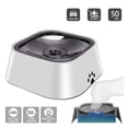 thumbnail image 2 of No-Spill Dog Water Bowl Pet Slow Water Feeder Cat Bowl Vehicle Carried Floating Buoyancy Drinking Fountain, 2 of 7
