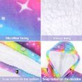 thumbnail image 5 of Catalonia Rainbow Blanket Hoodie for Kids, Oversized Wearable Sherpa Sweatshirt Pullover for 7-16 yr Teens Youth, Kids Gift Idea, 5 of 6