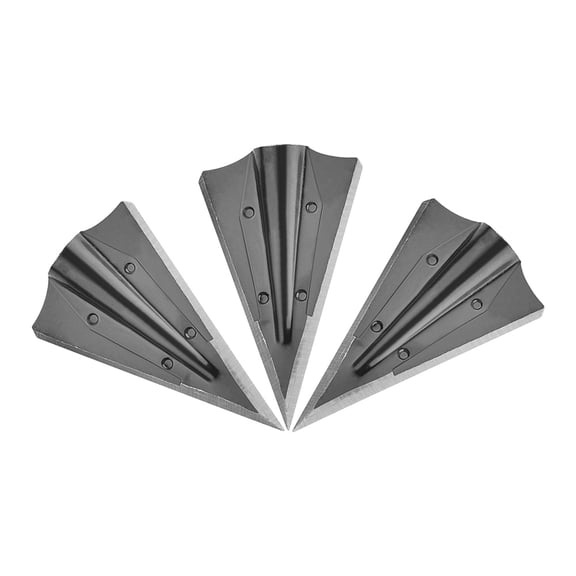 AMEYXGS 24pcs Archery Iron Blade Type Arrow 90 Grain Replacement Arrow