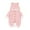 Pink-1, variant on Dealovy Newborn Baby Girls Boys Bodysuit Winter Casual Knit Hooded Sweater Jumpsuit Button Front Romper