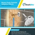 thumbnail image 5 of Codo de empuje de latón SharkBite de 3/4 pulgadas con FNPT x 3/4 pulgadas, 5 of 5