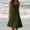 Army Green, variant on Viadha Long Dress Fashion Holiday Summer Solid Color Sleeveless Party Beach Dress