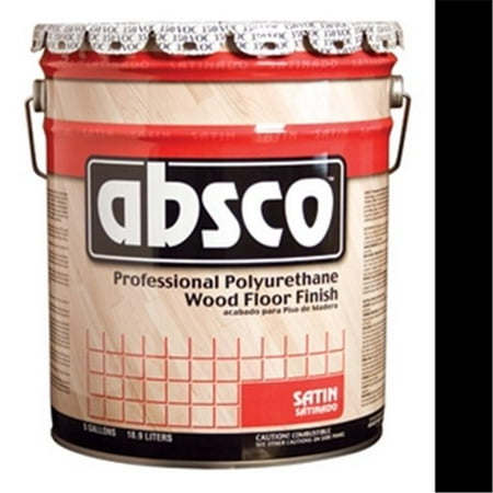 Absolute Coatings 89105 5 Gallon  Satin Absco Polyurethane Wood Floor Stain