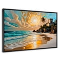 thumbnail image 1 of Cuadro Decorativo Marco Flotante Cielo sobre Tulum 90x60 Marco Negro, 1 of 3