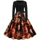 thumbnail image 1 of Vestido HUOGUO de manga larga con estampado de moda para mujer, 1 of 5