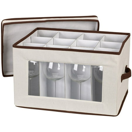 Household Essentials Window Vision Stemware Balloon Chest