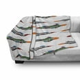 thumbnail image 3 of Airplane Soft Flannel Fleece Throw Blanket, Jet-Planes Aviation Attack Modern Technology United Kingdom Model Illustration, Cozy Plush for Indoor and Outdoor Use, 60" x 80", Multicolor, by Ambesonne, 3 of 6